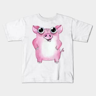 Pink Pig Kids T-Shirt